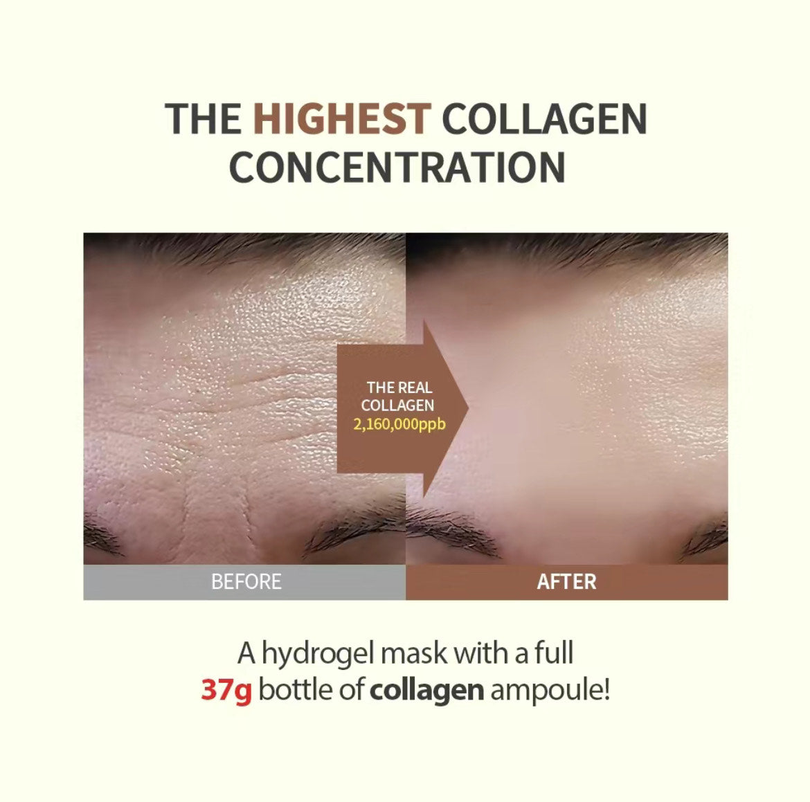 Hydrogel Collagen Face Mask