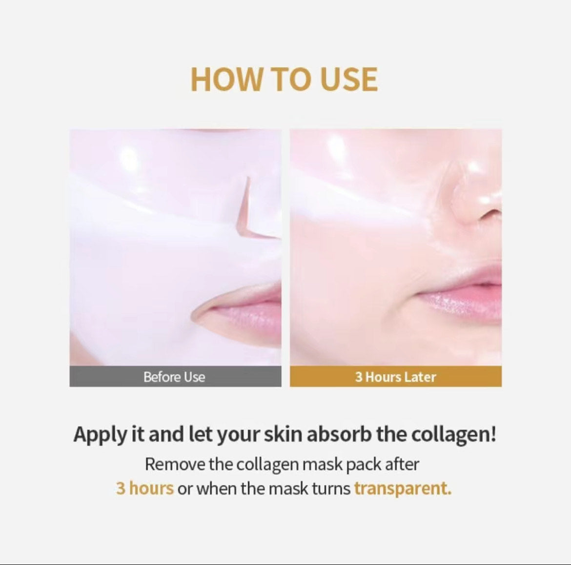 Hydrogel Collagen Face Mask